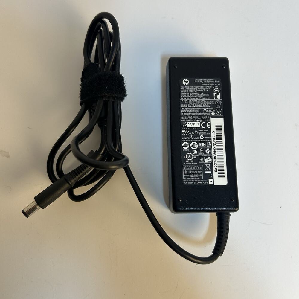 HP AC POWER ADAPTER PPP012D-S - 19.5V 90W 4.62A/ Missing Power Cable‎ To Wall